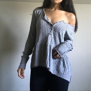 Pure grey sweater